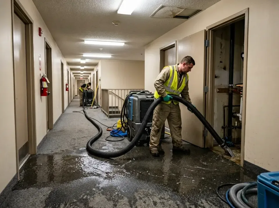 multi-unit-apartment-hallway-f-005 — frequently asked questions, Emergency Burst Pipe Water Extraction & Removal in Diamondh…